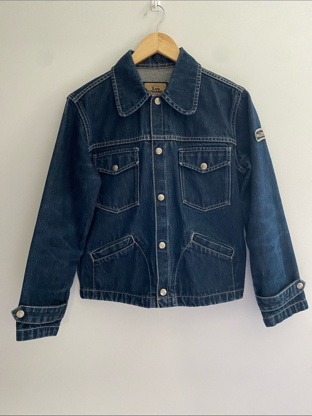 Vintage Lee Dungarees Dark Denim Jacket